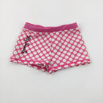 'Minnie' Mouse Spotty Pink Swim Shorts - Girls 2-3 Years