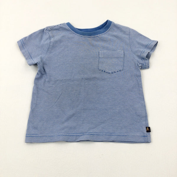 Blue Striped T-Shirt - Boys 6-9 Months