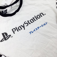 **NEW** 'Playstation' White Long Sleeve Top - Boys 11-12 Years