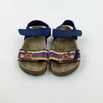 The Gruffalo Striped Navy Sandals - Boys - Shoe Size 8