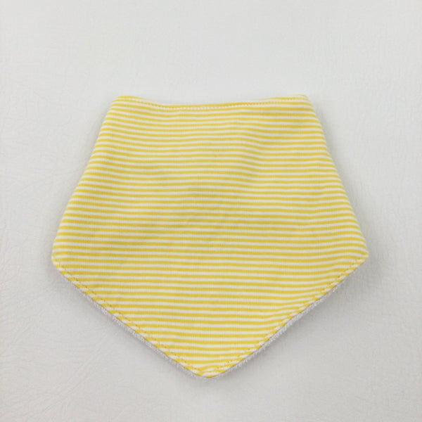 Yellow Striped Bib - Girls Newborn