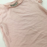 Pale Pink T-Shirt - Girls 6-9 Months