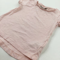 Pale Pink T-Shirt - Girls 6-9 Months