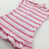 Pink Striped Dress - Girls 9-12 Months