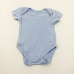 Blue Cotton Bodysuit - Boys Newborn