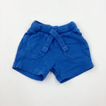 Blue Jersey Shorts - Boys 0-3 Months