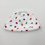 The Hungry Caterpillar Fruits White Jersey Hat - Girls 9-12 Months