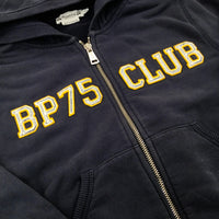 'BP75 Club' Navy Zip Through Hoodie - Boys 5-6 Years
