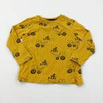 'Epic Dude' Diggers Yellow Long Sleeve Top - Boys 18-24 Months