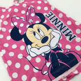 'Minnie' Spotty Glittery Pink Vest Top - Girls 2-3 Years
