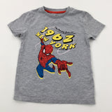 'New York' Spider-Man Grey T-Shirt - Boys 4-5 Years