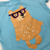 Bear Blue T-Shirt - Boys 6-9 Months
