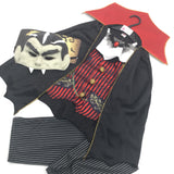 **NEW** Vampire Costume with Attached Cape & Matching Mask - Boys/Girls 7-8 Years - Halloween
