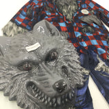 **NEW** Howling Werewolf Costume with Mask & Howling Noise - Boys/Girls 3-4 Years - Halloween