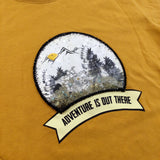 'Adventure Is Out There' Quad Bike Mustard Long Sleeve Top - Boys 7 Years