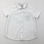 White Short Sleeve Shirt - Boys 2-3 Years