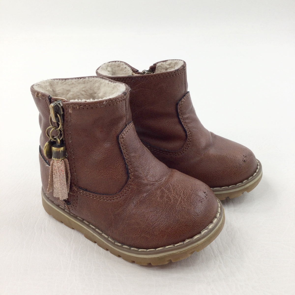 Next girls tan on sale boots