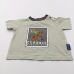 'Classic Scooby Doo' Pale Green & Brown T-Shirt - Boys 6-9 Months