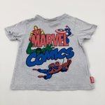 'Marvel Comics' Superheroes Grey T-Shirt - Boys 2-3 Years
