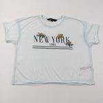 'New York' Mint T-Shirt - Girls 12-13 Years