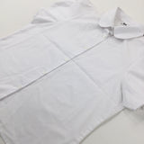 **NEW** White Short Sleeve School Shirt - Girls 9-10 Years