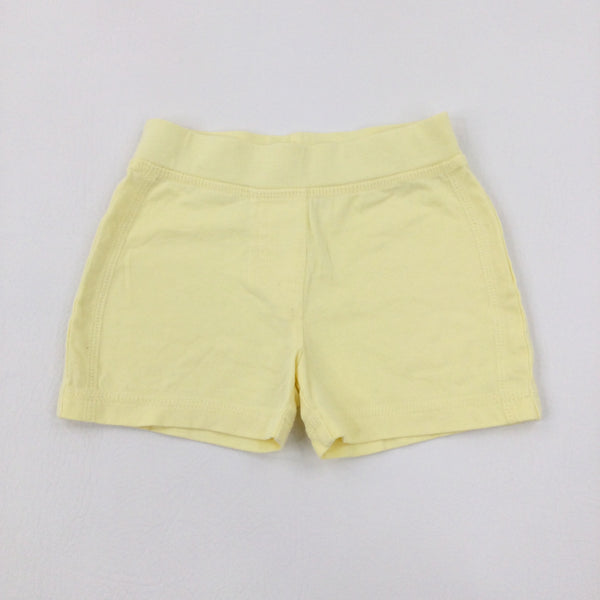 Yellow Shorts - Girls 18-24 Months