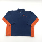 Blue & Orange Quarter Zip Fleece - Boys 10-11 Years