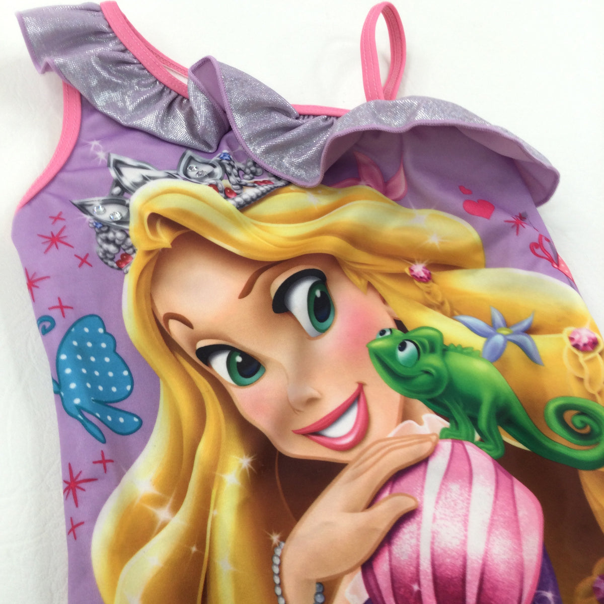 Rapunzel Disney Princesses Pink Swimming Costume Girls 2 3 Years