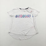 **NEW** '#Ugogirl' White T-Shirt - Girls 3-4 Years