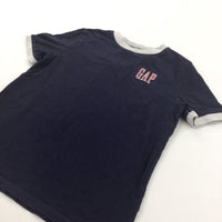 'GAP' Navy T-Shirt - Boys 6-7 Years