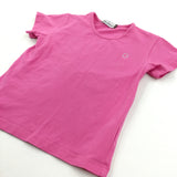 'G' Gem Detail Pink T-shirt - Girls 7-8 Years