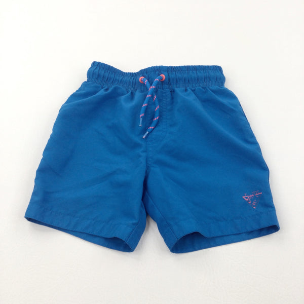 'Pacific Beach' Blue & Pink Swimming Shorts - Boys 2-3 Years