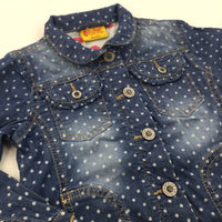 Steiff Bear Spotty Denim Effect Lightweight Cotton Jacket/Shirt - Girls 3 Years