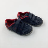 Navy Trainers - Size 6.5F