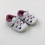 Cherries White Baby Shoes - Size 0