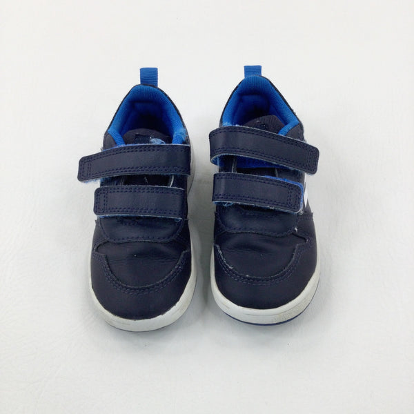 'Adidas' Navy Trainers - Size 7K