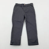 Charcoal Grey Trousers With Adjustable Waist - Boys 18-24 Months