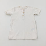 Cream Cotton T-Shirt - Boys 2-3 Years