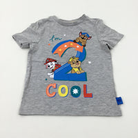 'I'm 2 Cool' Paw Patrol & Friends Grey T-Shirt - Boys 2-3 Years