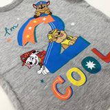 'I'm 2 Cool' Paw Patrol & Friends Grey T-Shirt - Boys 2-3 Years