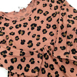Animal Print Orange Dress - Girls 18-24 Months