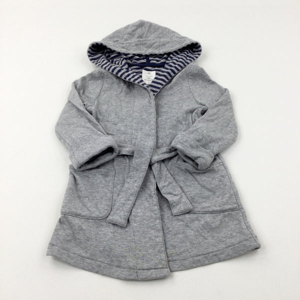 Grey Jersey Dressing Gown - Boys 2-3 Years