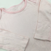 Pink Striped Bodysuit - Girls 18-24 Months