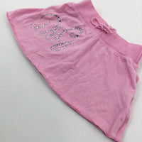 'D&G' Diamonte Pink Skirt - Girls 18-24 Months