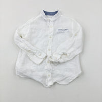 White Long Sleeve Shirt - Boys 18-24 Months