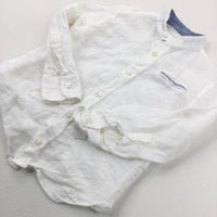 White Long Sleeve Shirt - Boys 18-24 Months