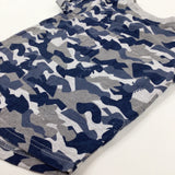 Dinosaurs Camouflage Navy & Grey T-Shirt - Boys 3-4 Years