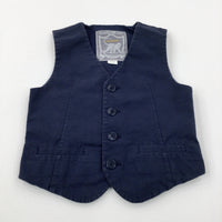 Navy Waistcoat - Boys 18-24 Months