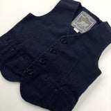 Navy Waistcoat - Boys 18-24 Months