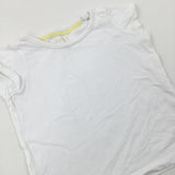 White T-Shirt - Girls 18-24 Months